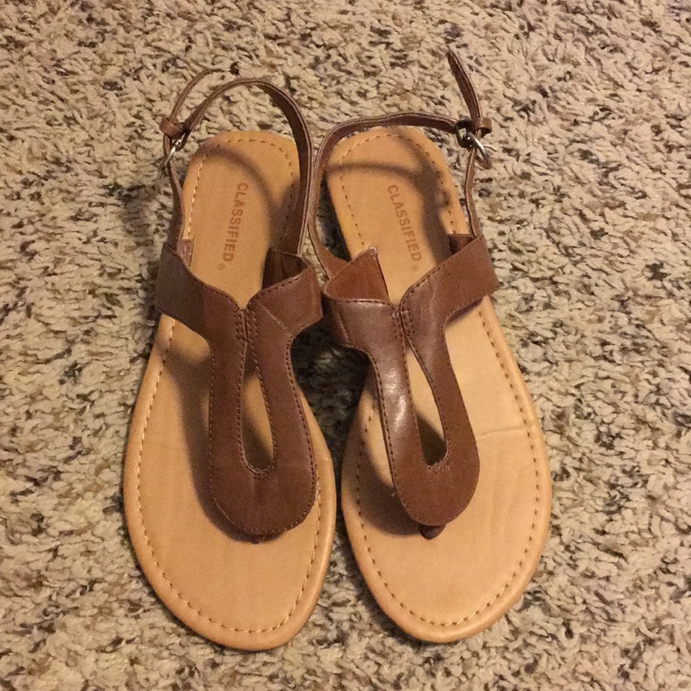 Brown sandals